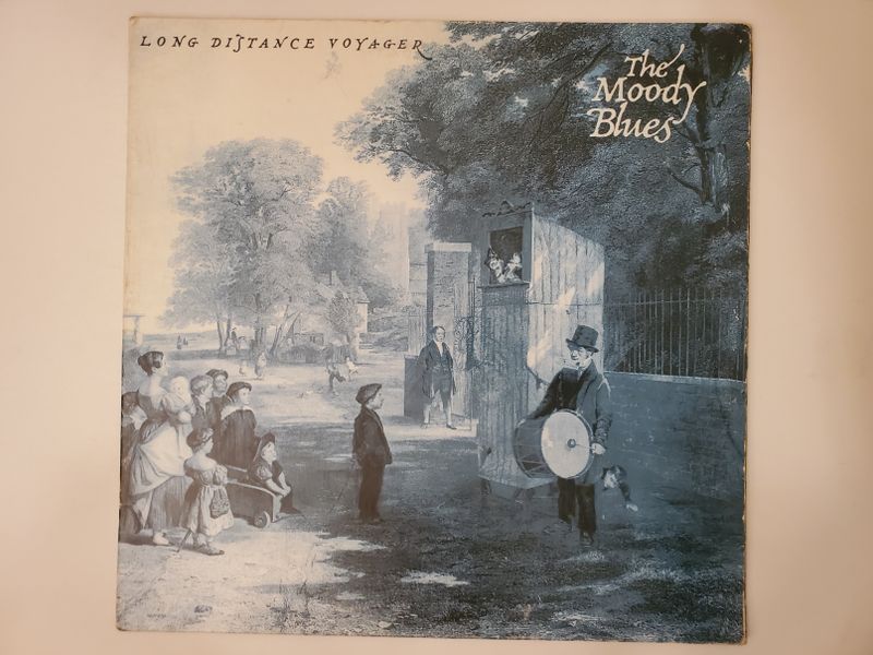 The Moody Blues Long Distance Voyager vinyl record